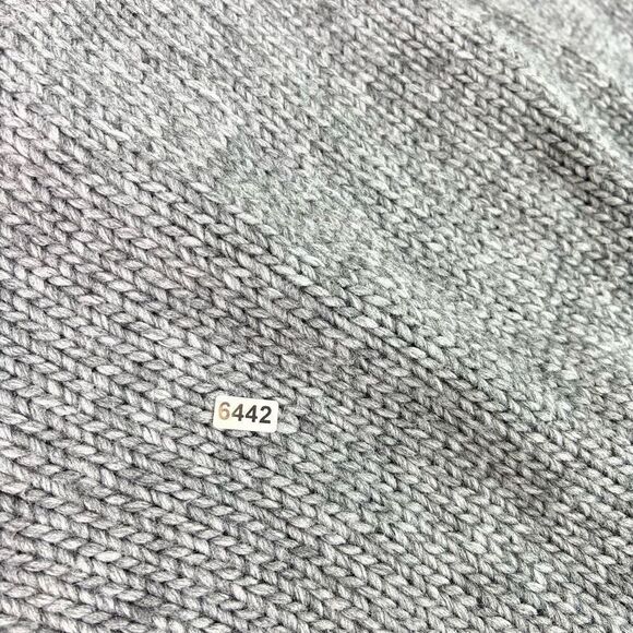 Elsamanda Alpaca Wool Cardigan Womens Small Gray Snap Button Waist Tie Knitted - Picture 10 of 10